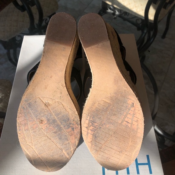 14th & Union Thea Espadrille Wedge Sandal - Black - Picture 5 of 5